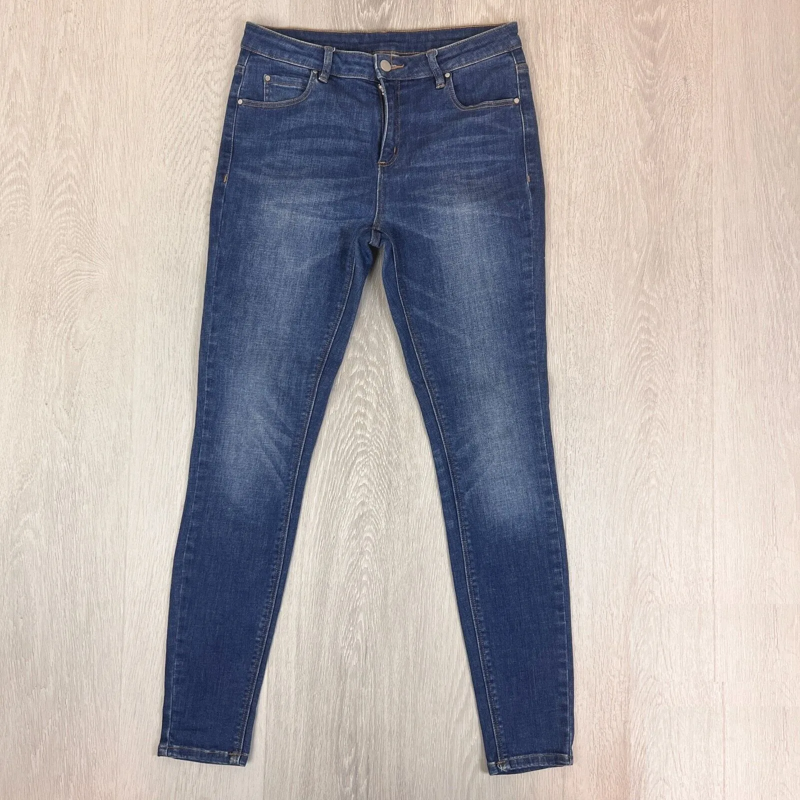 Witchery Womens Blue Denim Skinny Jeans Size 11