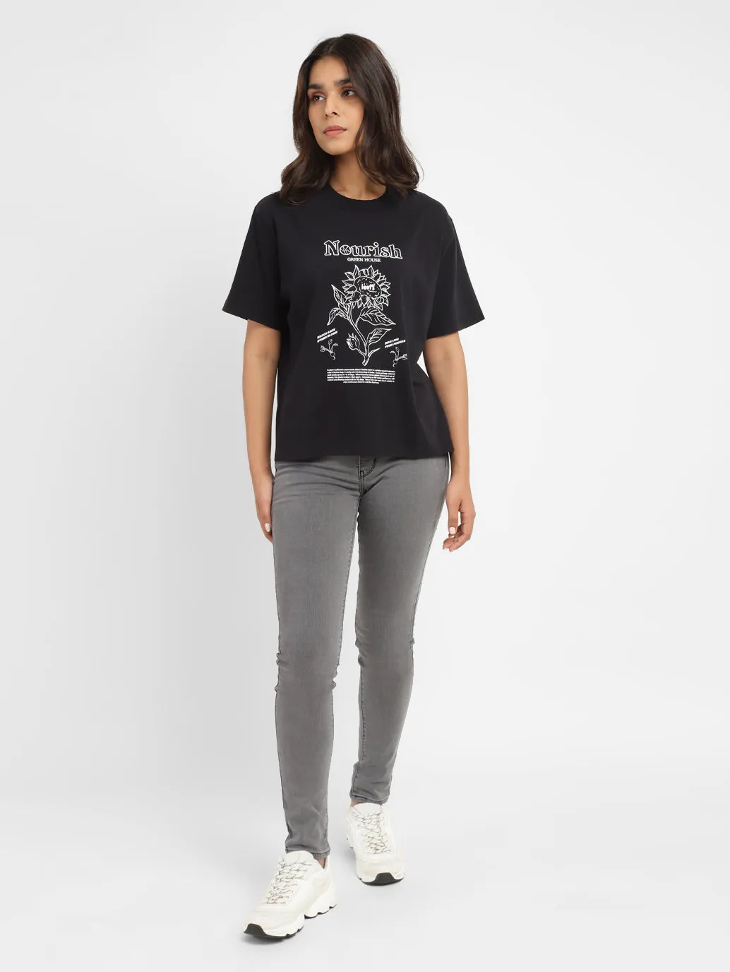 Women's 711 Grey Skinny Fit Mid Rise Jeans