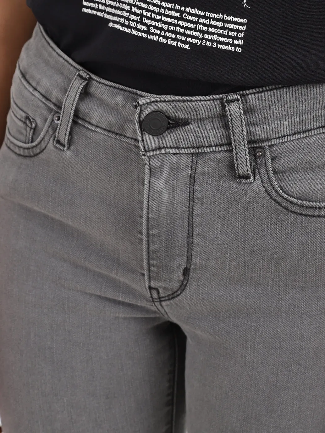 Women's 711 Grey Skinny Fit Mid Rise Jeans