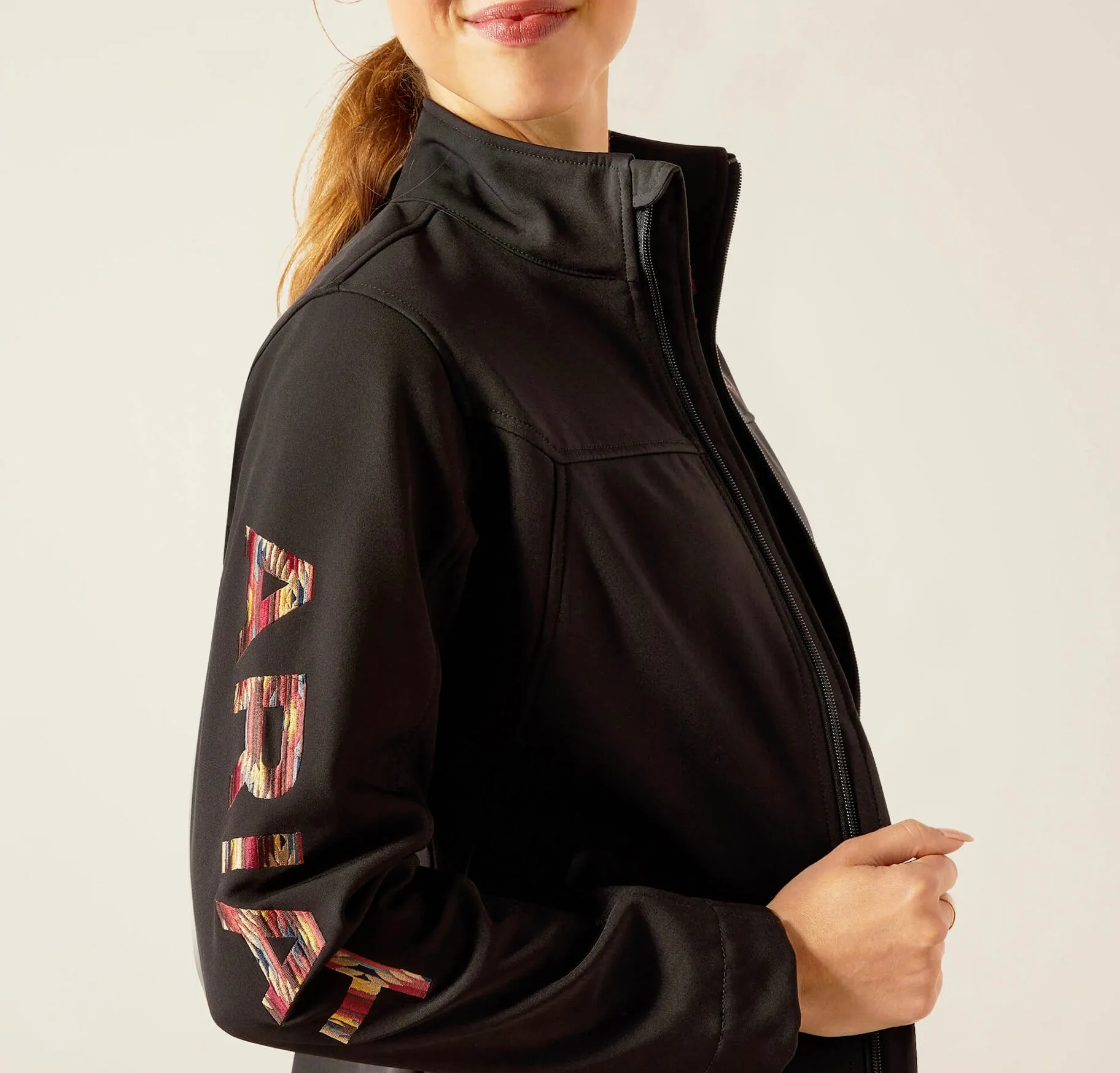 Women’s Ariat Black/Mirage New Team SoftShell Jacket