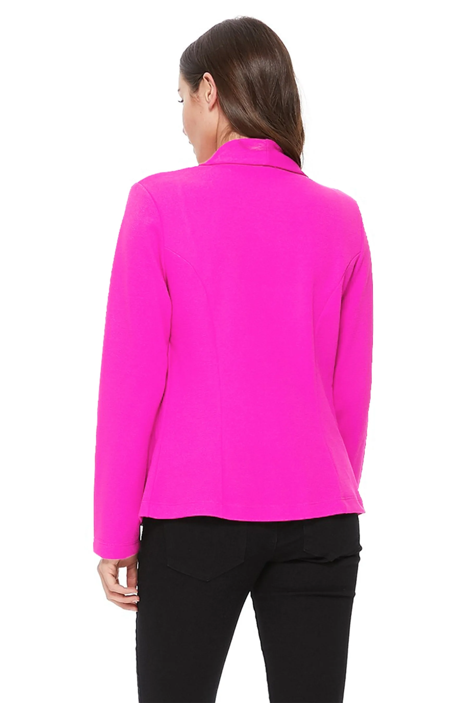 Women's Casual Long Sleeves Office Workwear Solid Blazer Jacket S-3XL