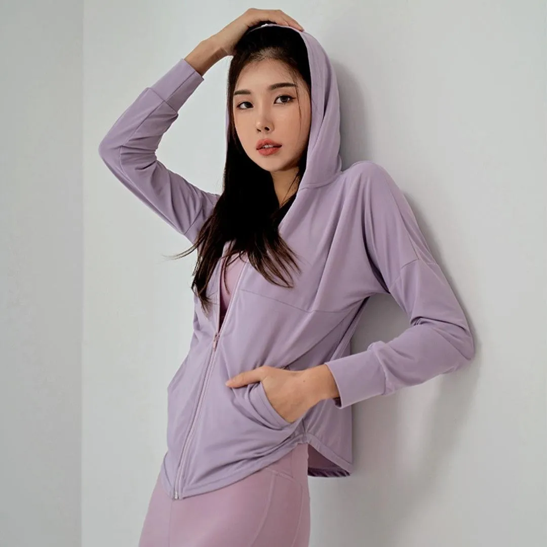 Women's Hooded Workout Jacket