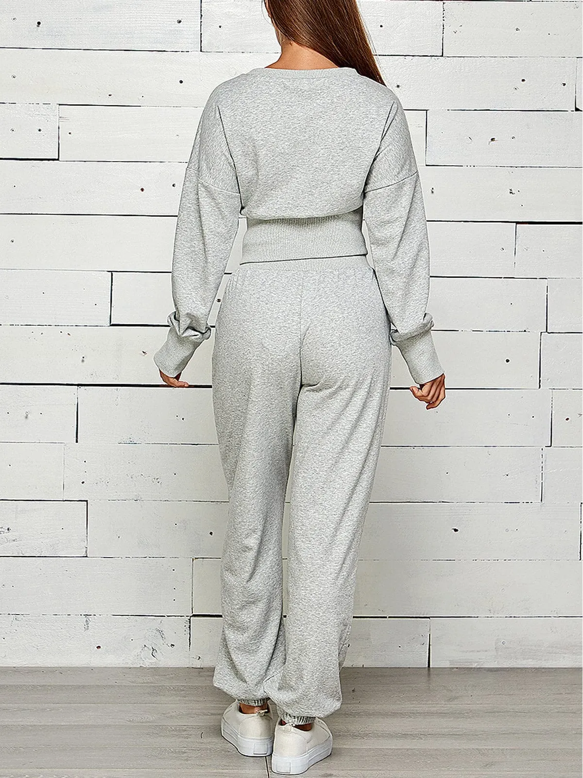 WOMEN'S LONG SLEEVE TOP & JOGGER PANTS SET