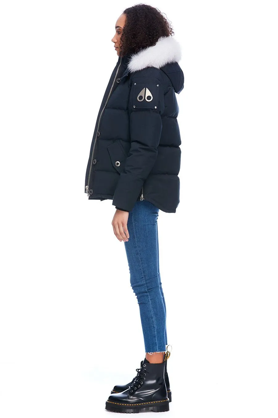Women's Original 3q Fur Navy / Natural Fox Fur