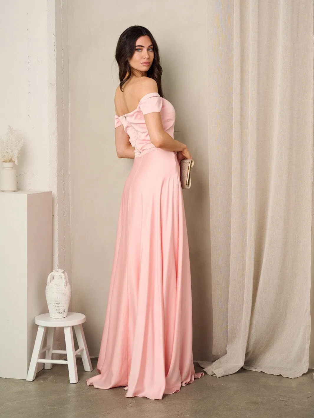 WOMEN'S SLEEVELESS CROP TOP & MAXI SKIRT 2PC. SET