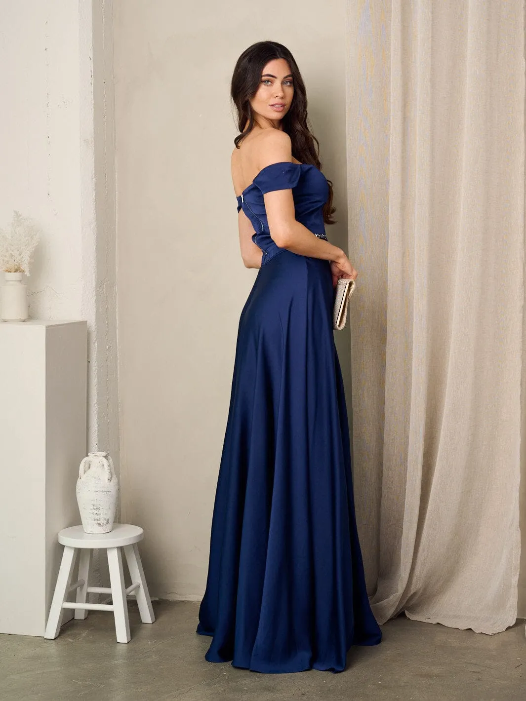 WOMEN'S SLEEVELESS CROP TOP & MAXI SKIRT 2PC. SET