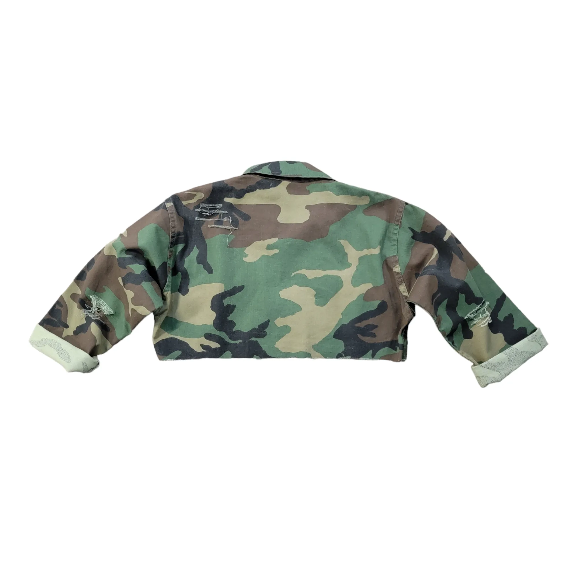 WRK Cropped Camo Jacket