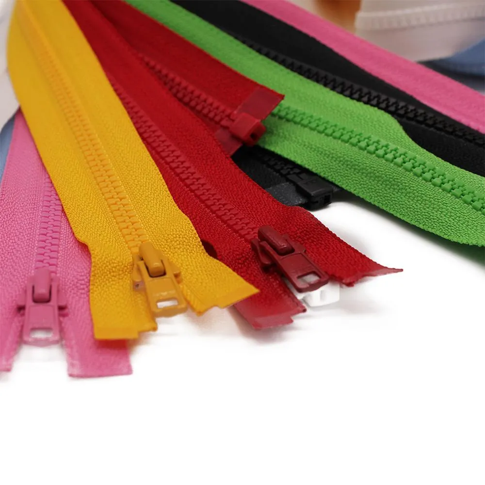YKK® #3 Vislon Molded Separating Zippers - Stock Colors 1