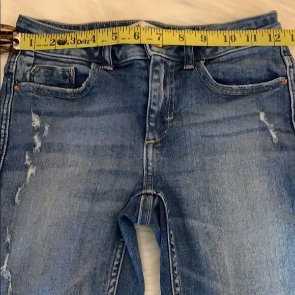 Zara Skinny Distressed Jeans Size 2