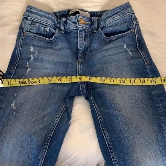 Zara Skinny Distressed Jeans Size 2