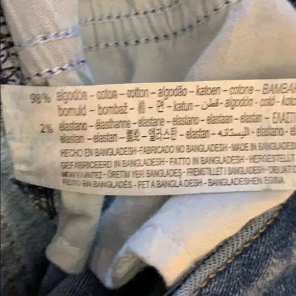 Zara Skinny Distressed Jeans Size 2